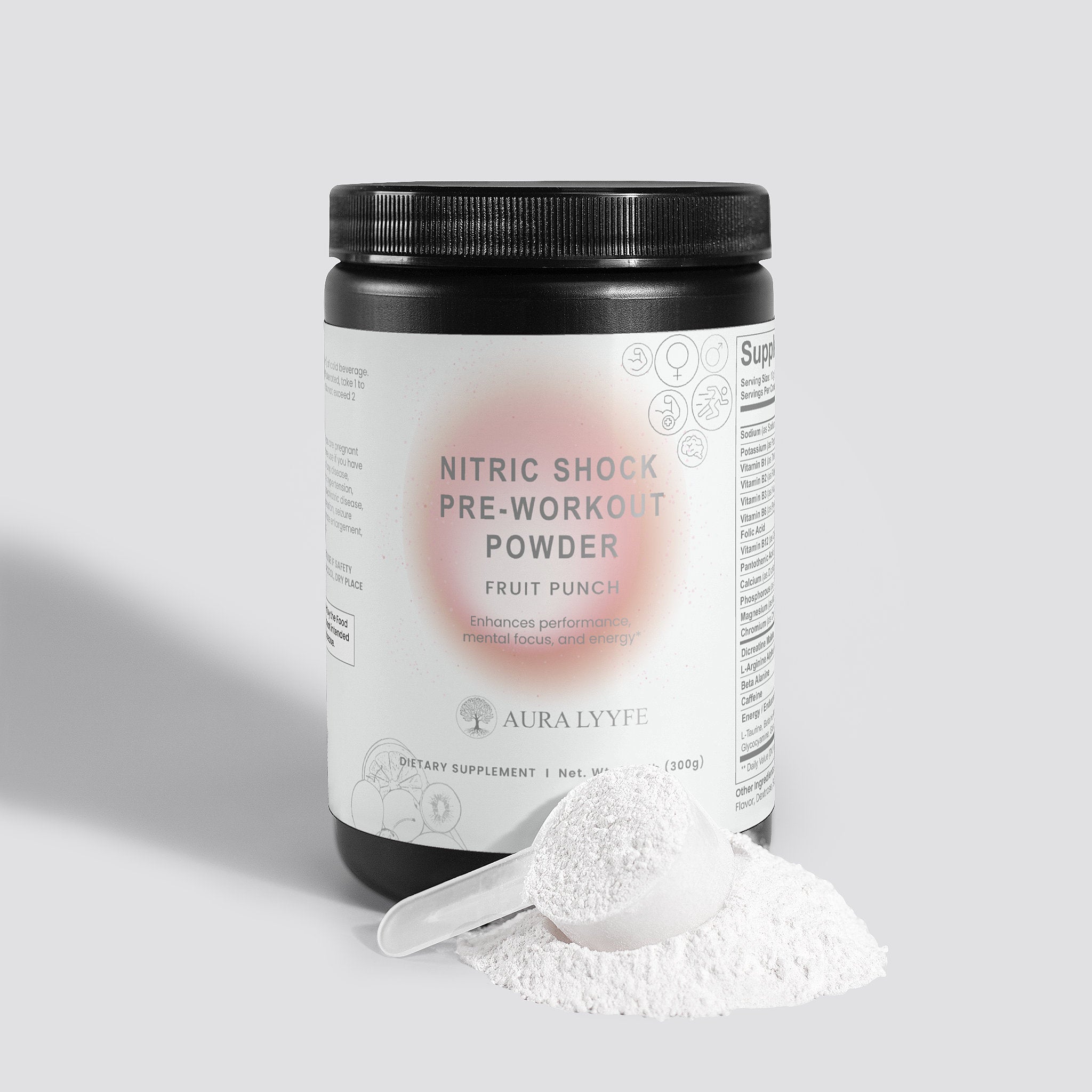 Nitric Shock Pre-Workout Powder (Fruit Punch)