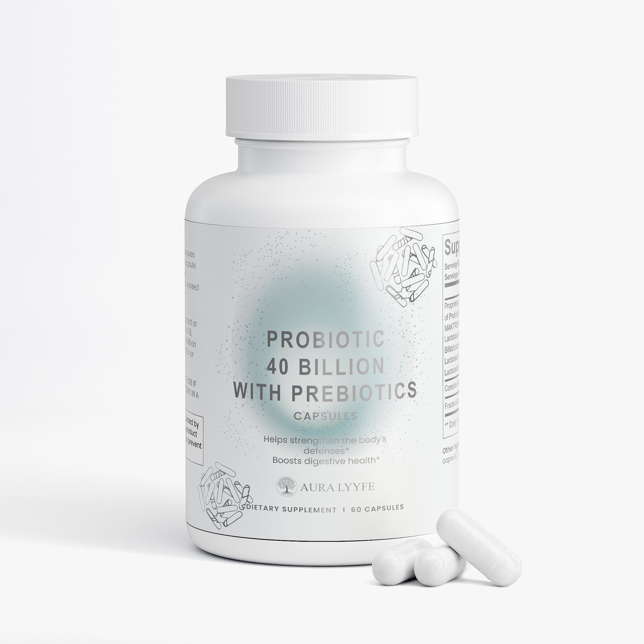 Probiotic 40 Billion with Prebiotics