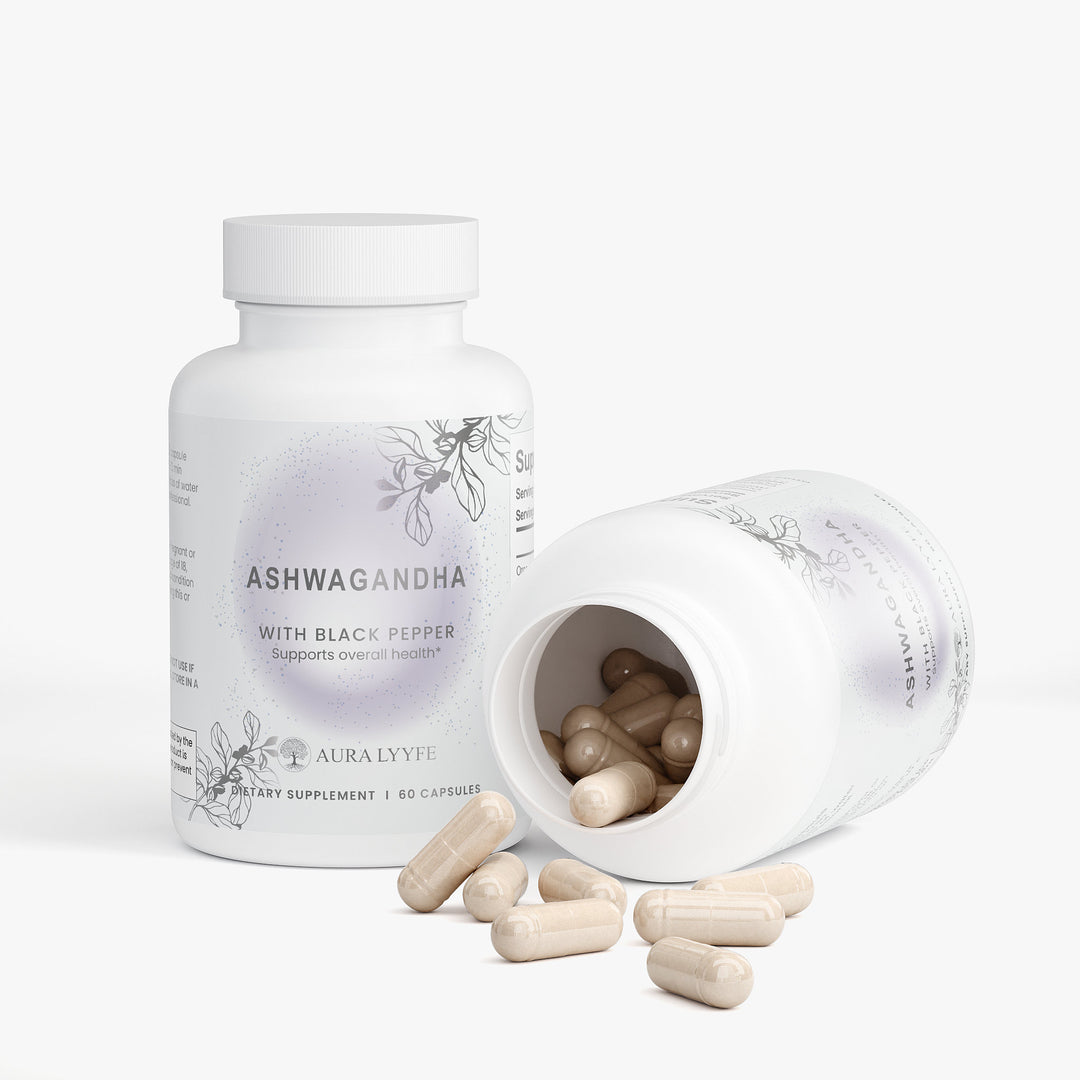 AURA LYYFE™  Organic Ashwagandha – Adaptogenic Stress & Balance Support