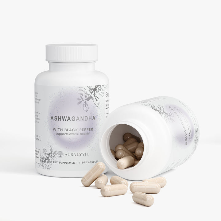 AURA LYYFE™  Organic Ashwagandha – Adaptogenic Stress & Balance Support