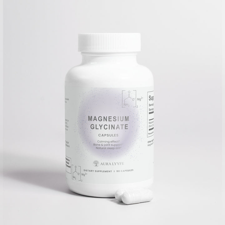 AURA LYYFE™ Magnesium Glycinate – Advanced Stress & Relaxation Support