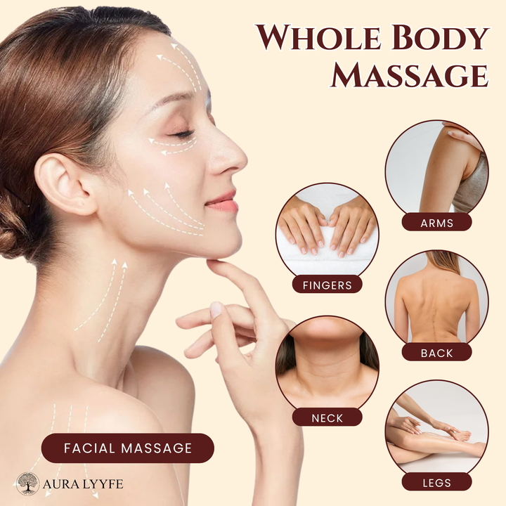 Aura Lyyfe™ Heated Gua Sha with Red Light & Micro-Vibration Ancient Ritual. Modern Glow. Elevated Wellness.