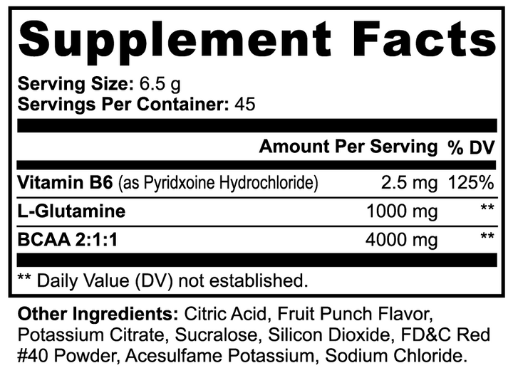 AURA LYYFE™ BCAA Shock Powder – Fruit Punch