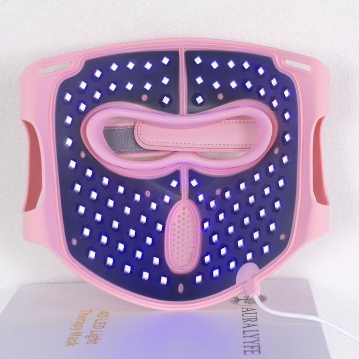 Aura Lyyfe™ 4D LED Light Therapy Mask Premium Silicone | 6 Smart Modes | Adjustable Brightness | Rechargeable Design