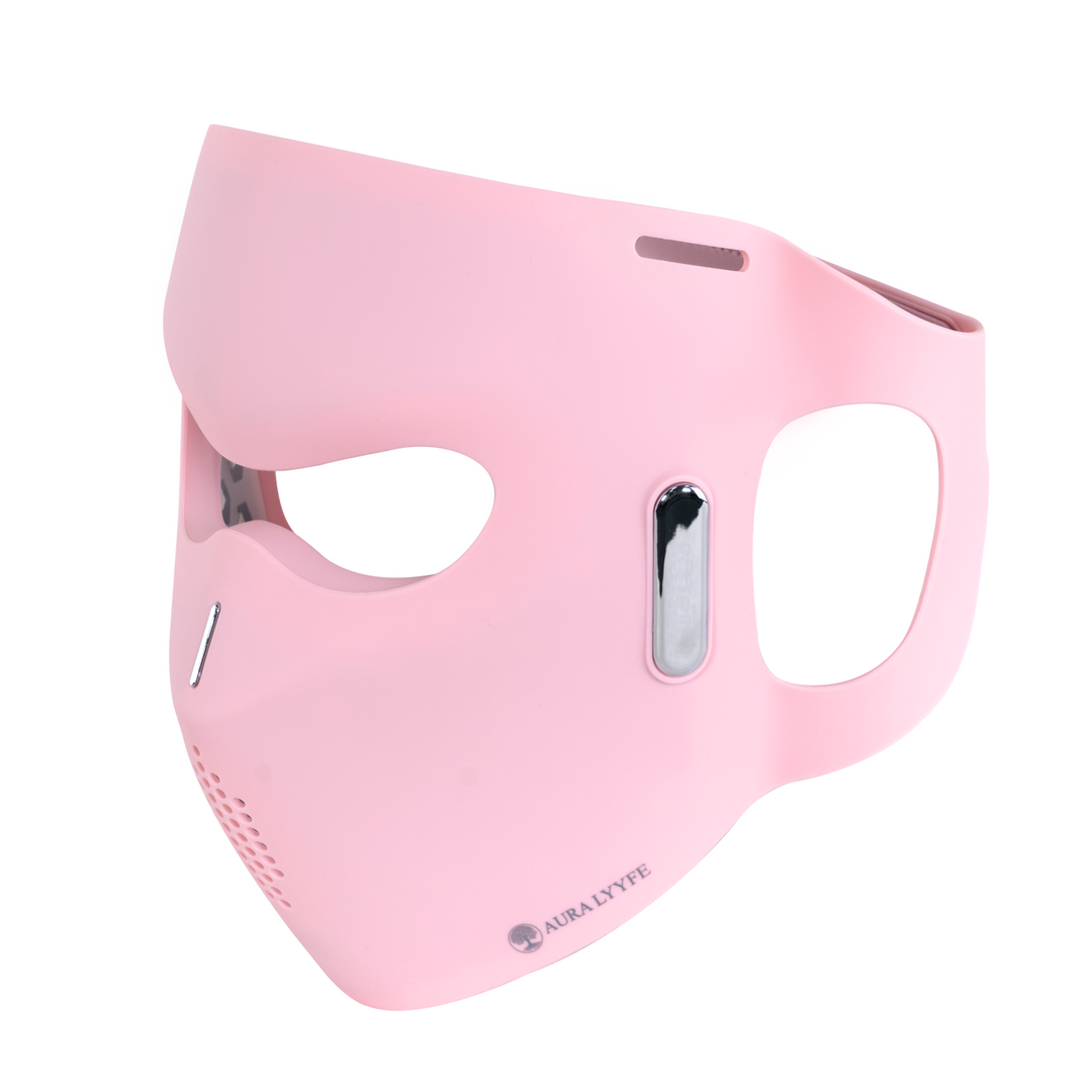 Aura Lyyfe™ 4D LED Light Therapy Mask Premium Silicone | 6 Smart Modes | Adjustable Brightness | Rechargeable Design
