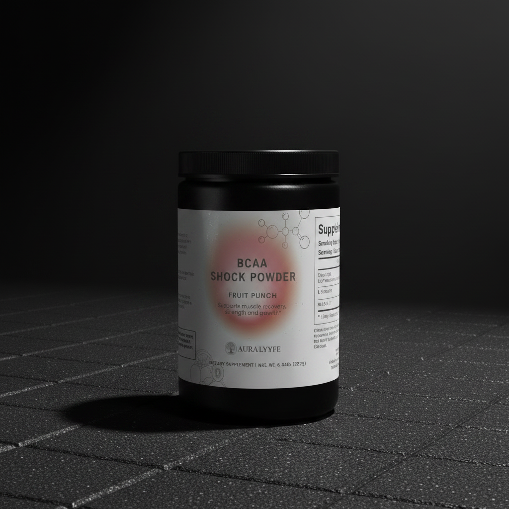 BCAA Jar Front Gym Floor