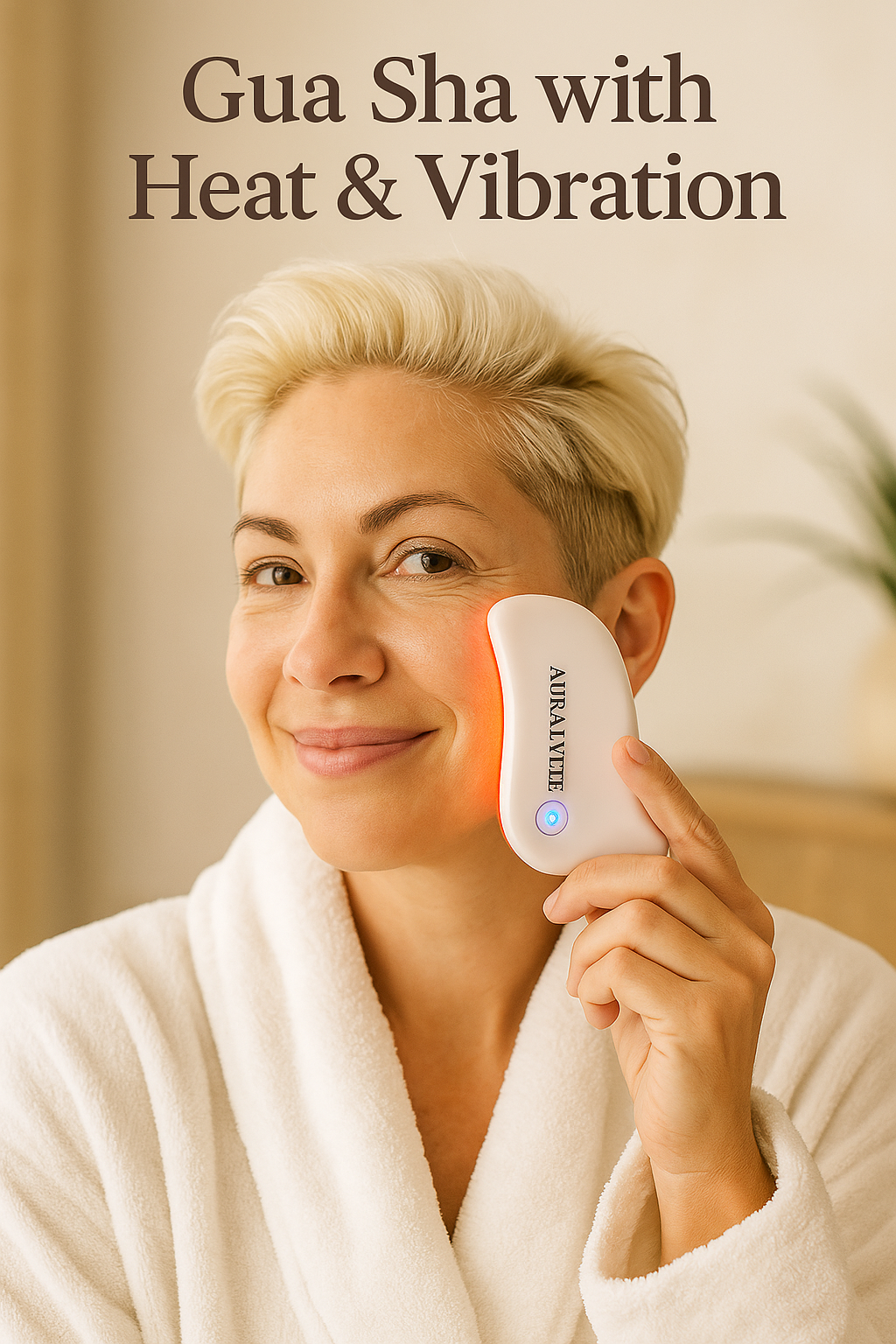 Gua Sha with Heat, Red Light and Micro Vibration