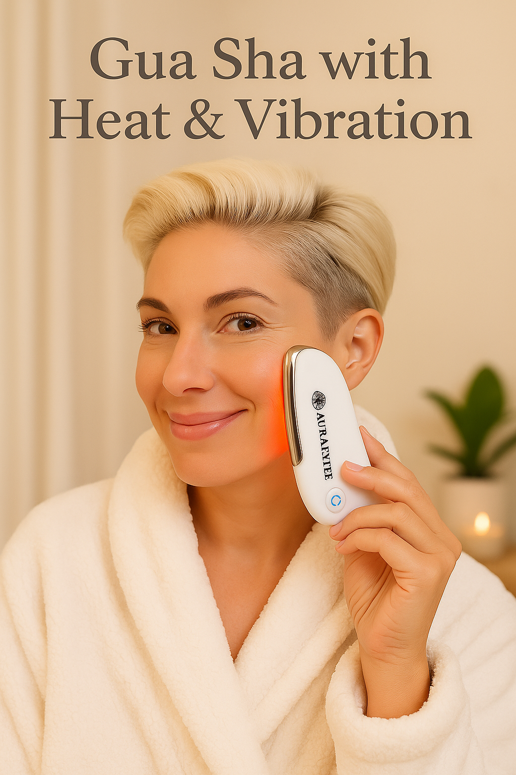 Gua Sha with Heat, Red Light and Micro Vibration
