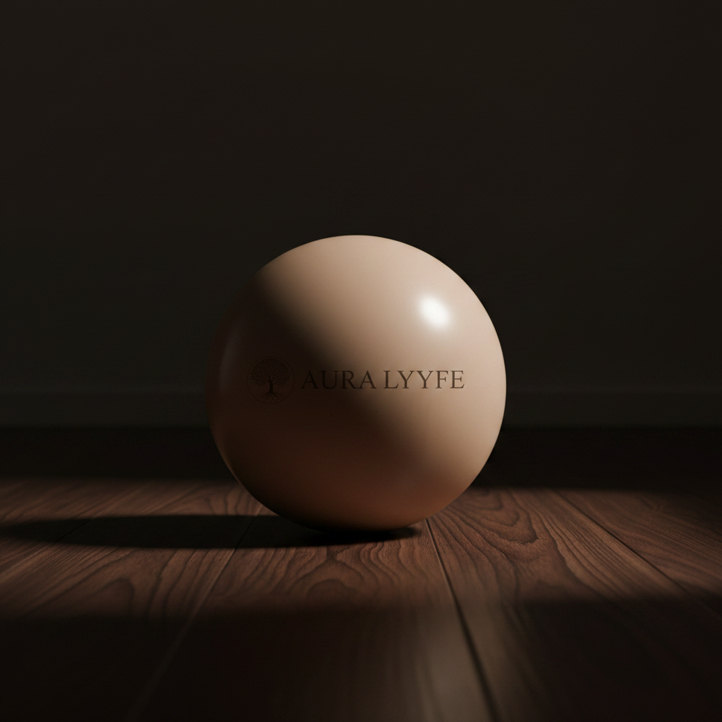 Pilates Ball Dark Wood