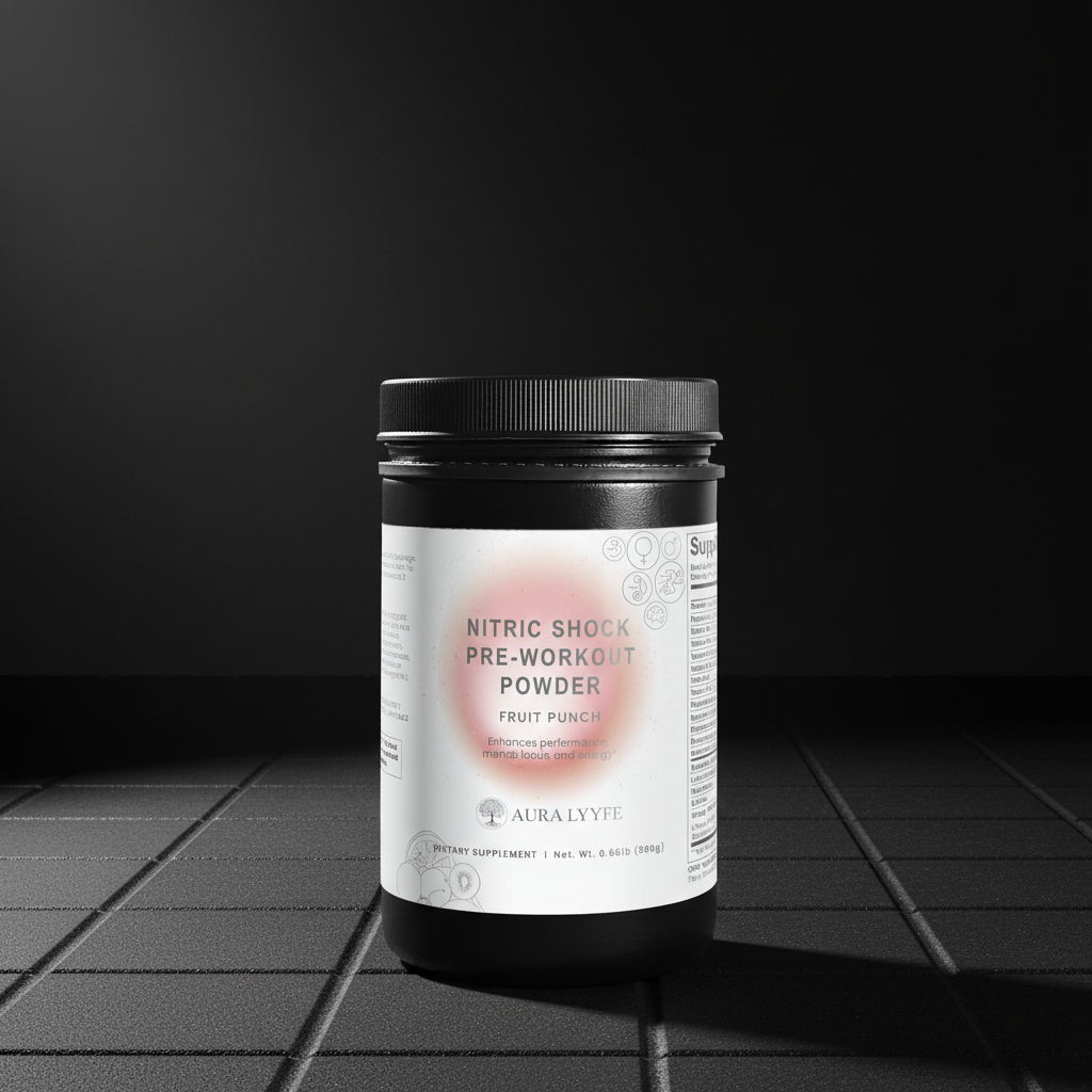 Pre-Workout Jar Front Gym BG