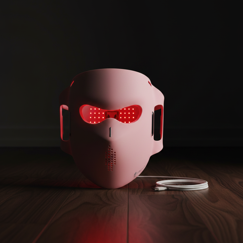 Red LED Dark Wood