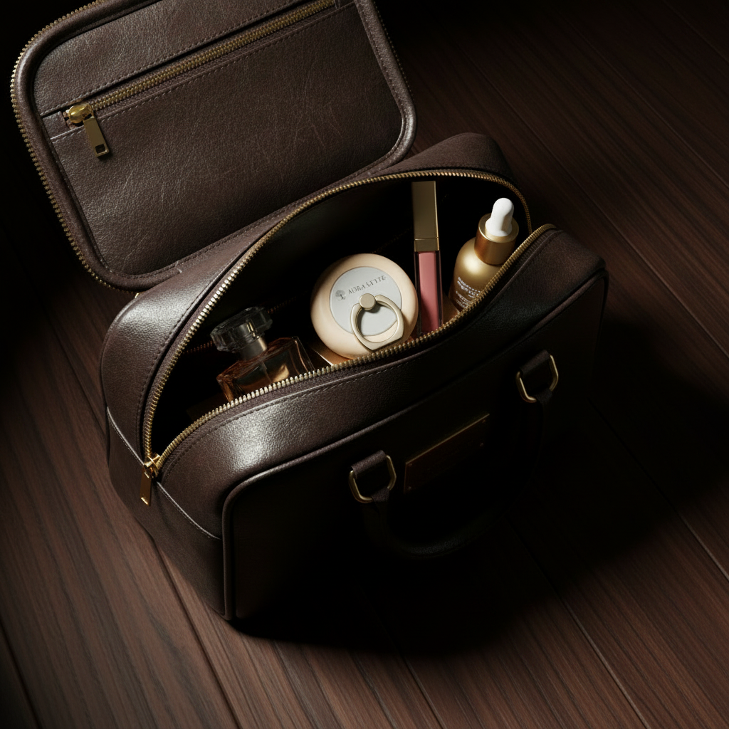 Travel Flat Lay Wood