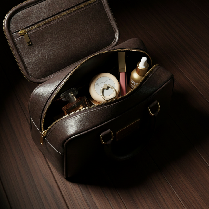 Travel Flat Lay Wood